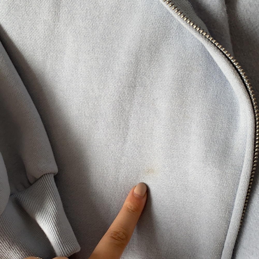 GAP Blue Vintage Soft Oversized Hoodie - Picture 6 of 7